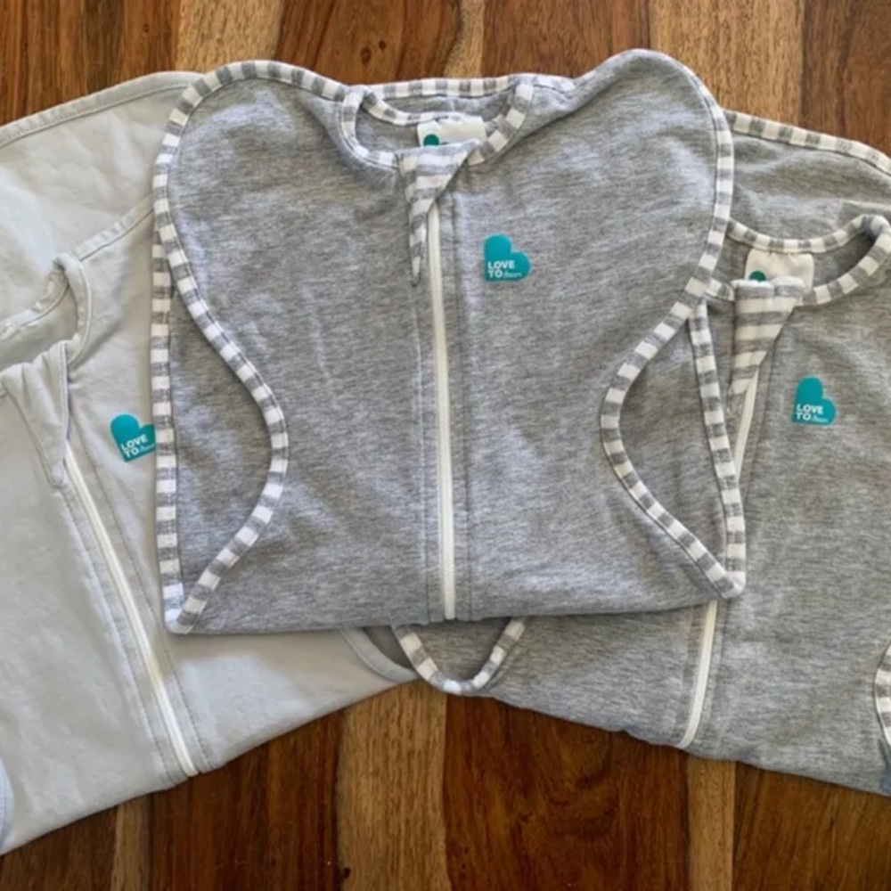 Lot of 3 SwaddleUP sleepsacks, newborn and smalls, 0-3 months, 3-6 months